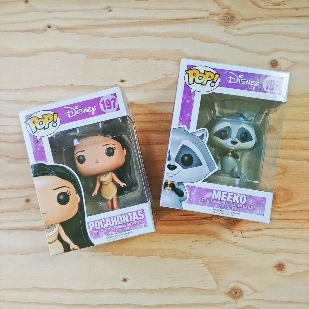 Set of 2 Funko Pop: Disney Pocahontas